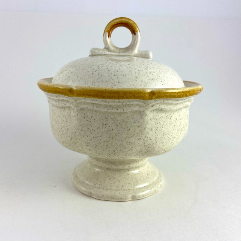 Vintage Mikasa Garden Club Sugar Bowl EC400 with Lid Made in Japan